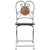 Bistro Chairs Foldable 2 pcs Terracotta Ceramic