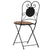 Bistro Chairs Foldable 2 pcs Terracotta Ceramic