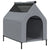 Dog House Light Grey Oxford Fabric and Steel