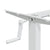 Standing Desk Frame White (94-135)x60x(70-114) cm Steel