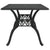 Garden Table Black 150x90x72 cm Cast Aluminium