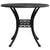 Garden Table Black Ø90x75 cm Cast Aluminium