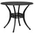 Garden Table Black Ø90x75 cm Cast Aluminium