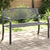 Garden Bench 119 cm Black Steel