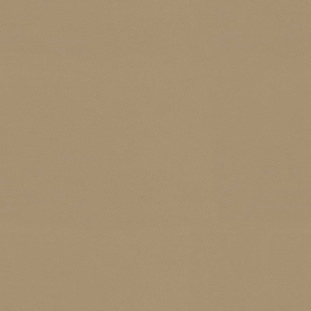 Gazebo with Double Roof&Mesh Walls Taupe 3.93x2.93 m Steel