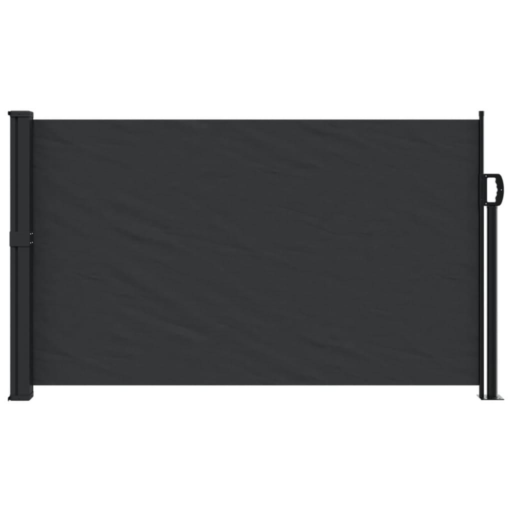 Retractable Side Awning Black 117x300 cm