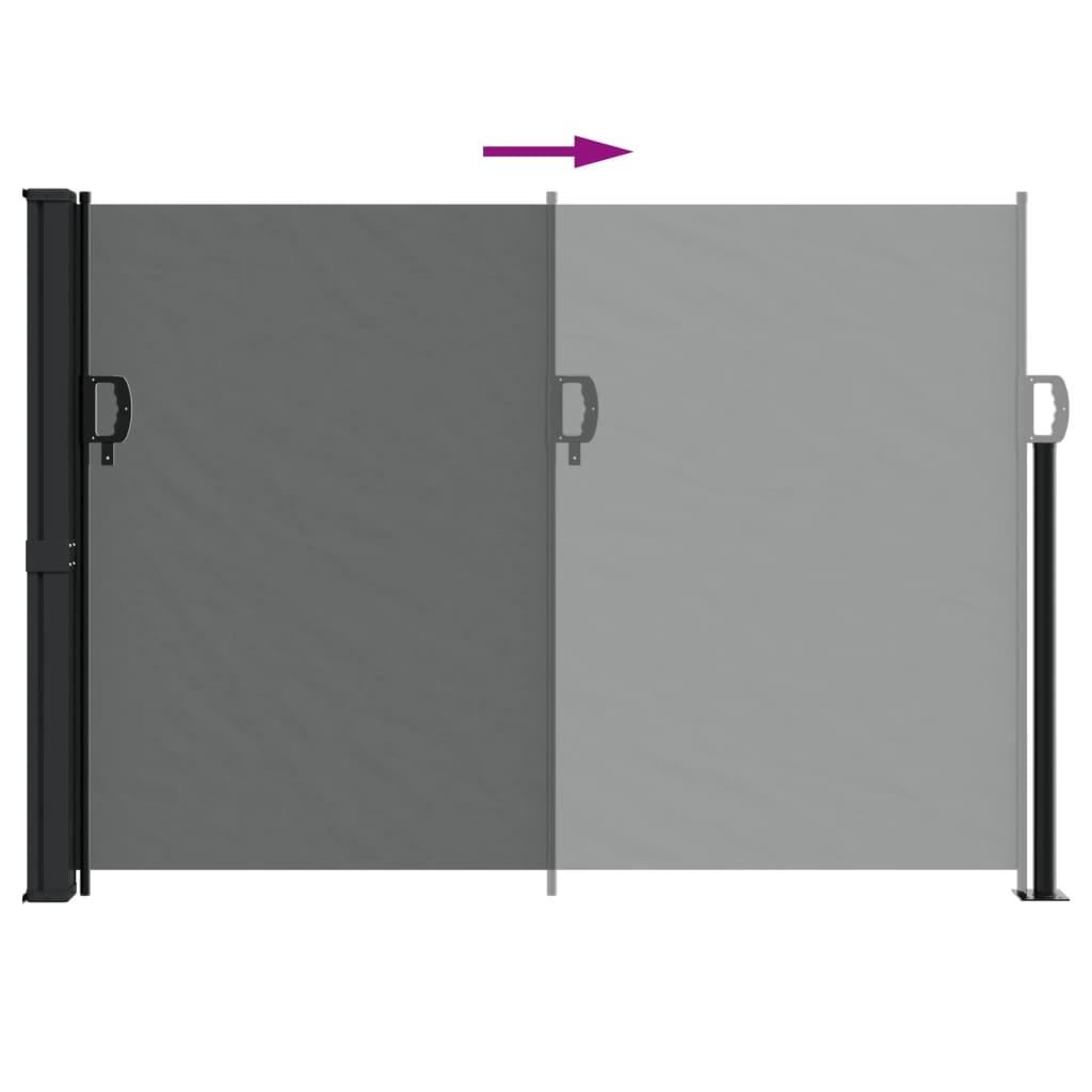 Retractable Side Awning Anthracite 140x300 cm