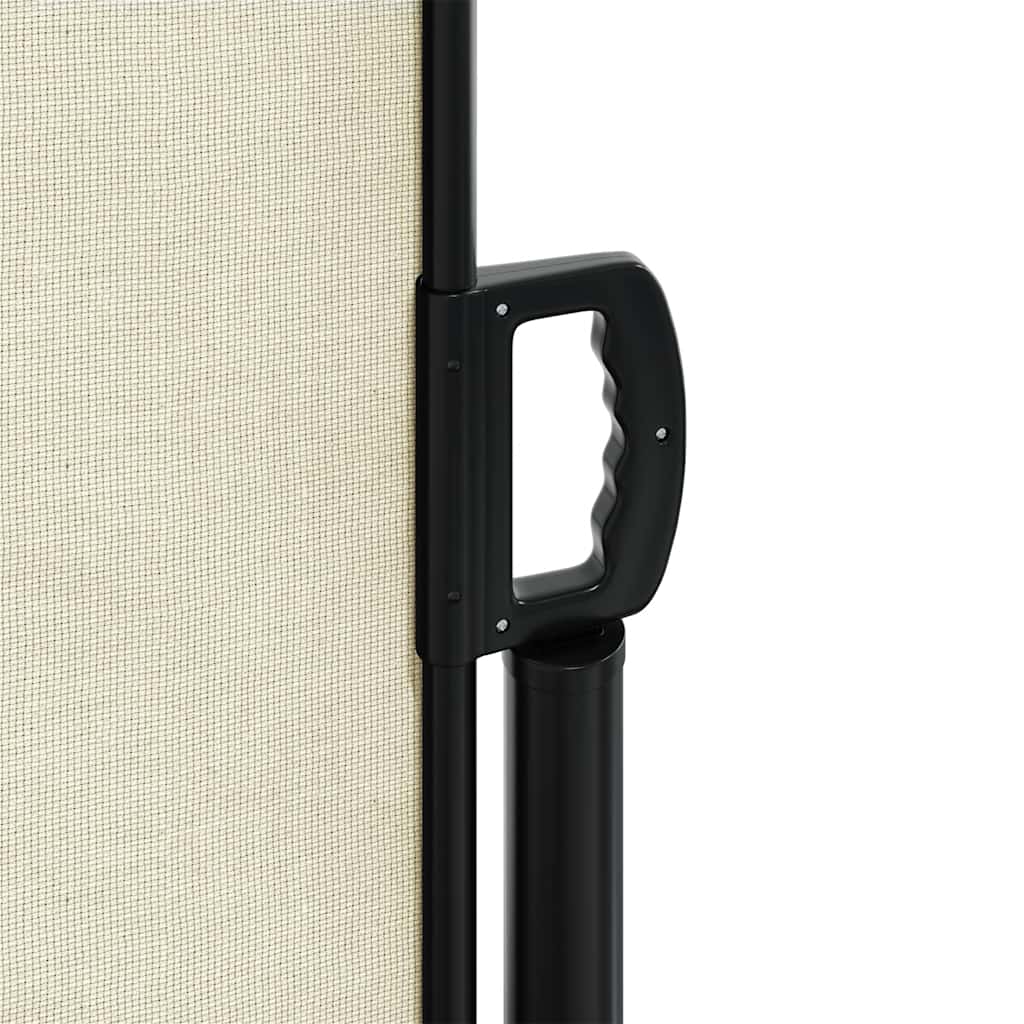 Retractable Side Awning Cream 120x500 cm