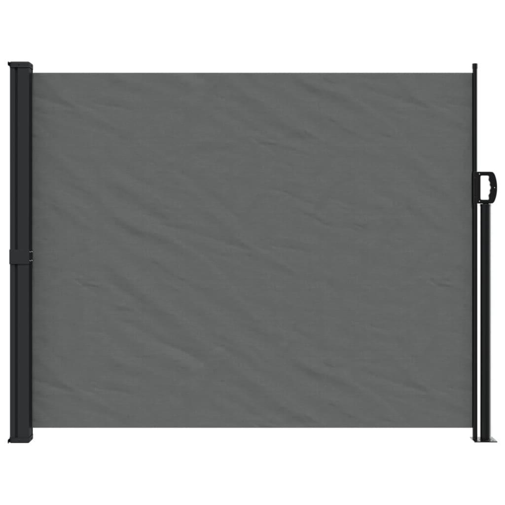 Retractable Side Awning Anthracite 160x500 cm