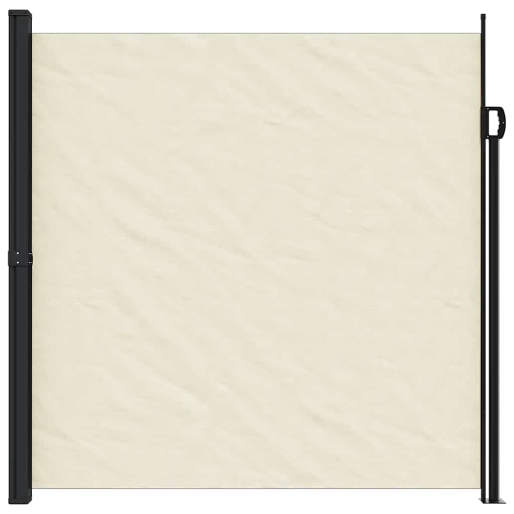 Retractable Side Awning Cream 200x600 cm