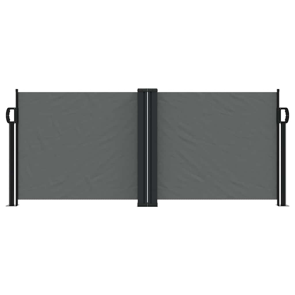 Retractable Side Awning Anthracite 100x1000 cm