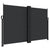 Retractable Side Awning Black 160x1000 cm