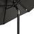 Garden Parasol with Steel Pole Anthracite 225x225x212 cm