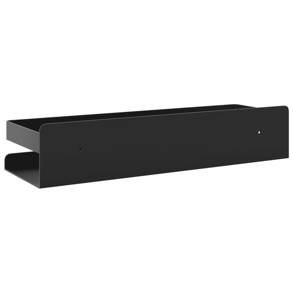 Shower Shelf Matt Black 30x10x6 cm Brushed 304 Stainless Steel