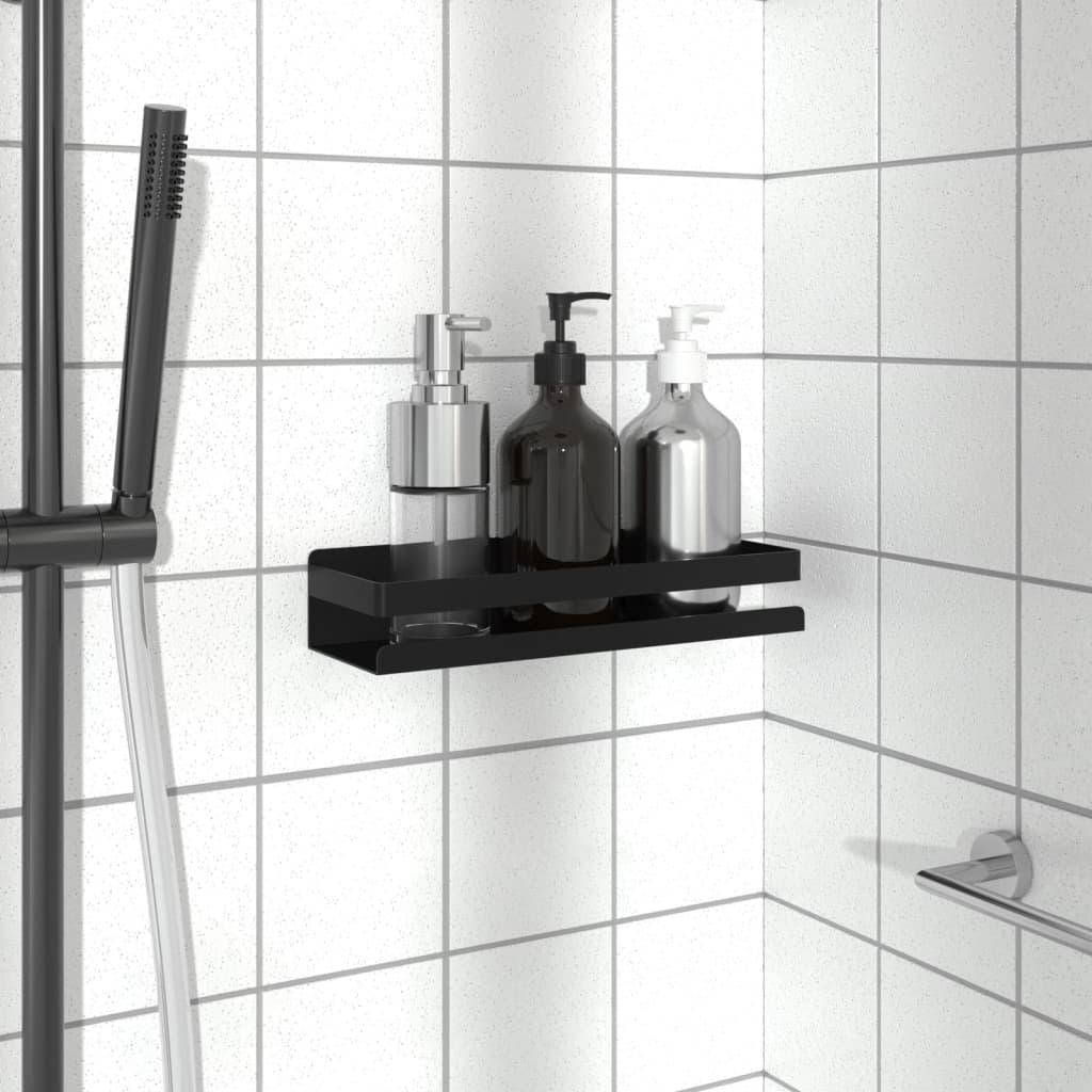 Shower Shelf Matt Black 30x10x6 cm Brushed 304 Stainless Steel