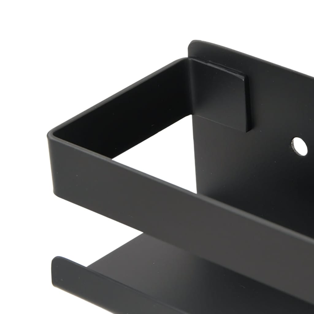 Shower Shelf Matt Black 23x6.5x6 cm Brushed 304 Stainless Steel