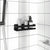 Shower Shelf Matt Black 23x6.5x6 cm Brushed 304 Stainless Steel