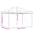 Foldable Party Tent Pop-Up Green 440x292x315 cm