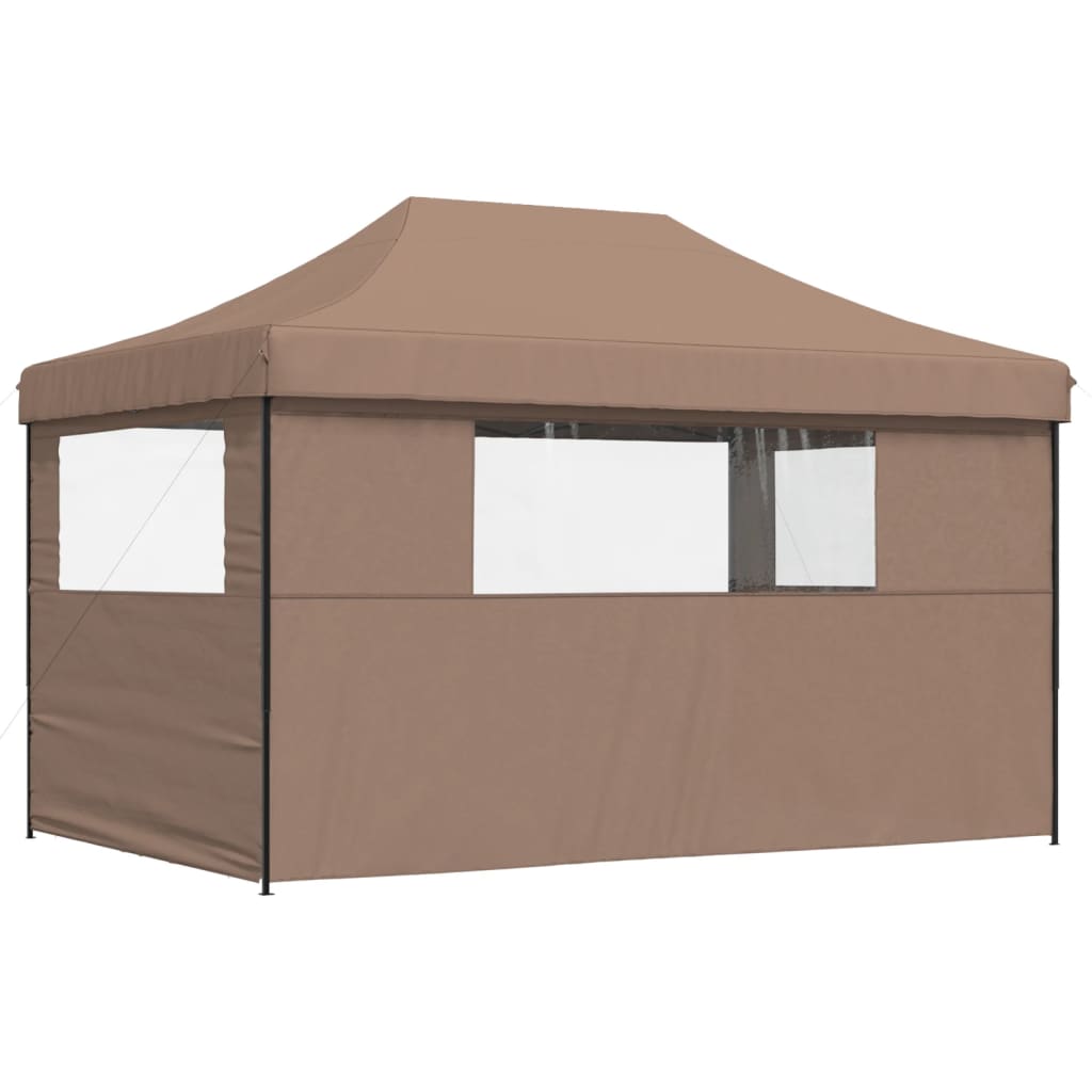 Party Tent 440 x 292 x 315 cm Brown with Black Frame