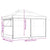 Foldable Party Tent Pop-Up with 4 Sidewalls Beige