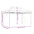 Foldable Party Tent Pop-Up Brown 410x279x315 cm