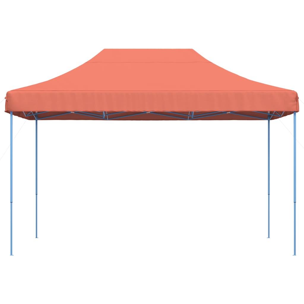 Foldable Party Tent Pop-Up Terracotta 410x279x315 cm