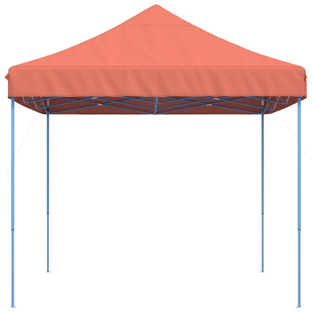 Foldable Party Tent Pop-Up Terracotta 410x279x315 cm