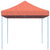 Foldable Party Tent Pop-Up Terracotta 410x279x315 cm