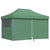 Foldable Party Tent Pop-Up with 4 Sidewalls Green