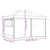 Foldable Party Tent Pop-Up with 4 Sidewalls Burgundy