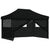 Foldable Party Tent Pop-Up with 4 Sidewalls Black