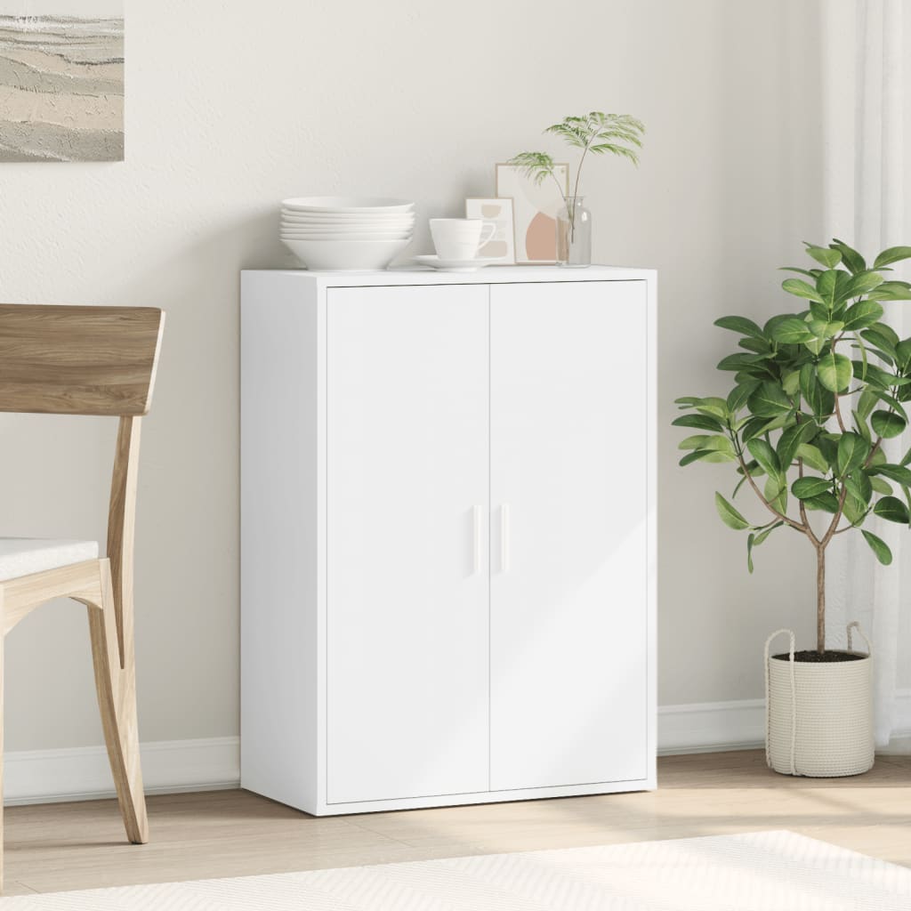 Sideboard White 60x31x84 cm Engineered Wood