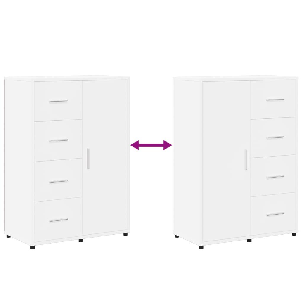 Sideboard White 60x31x84 cm Engineered Wood