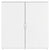 Sideboard White 79x38x80 cm Engineered Wood