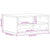 Printer Stand White 49x40x22.5 cm Engineered Wood