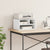 Printer Stand White 40x32x22.5 cm Engineered Wood