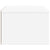 Printer Stand White 40x32x22.5 cm Engineered Wood