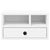 Printer Stand White 40x32x22.5 cm Engineered Wood