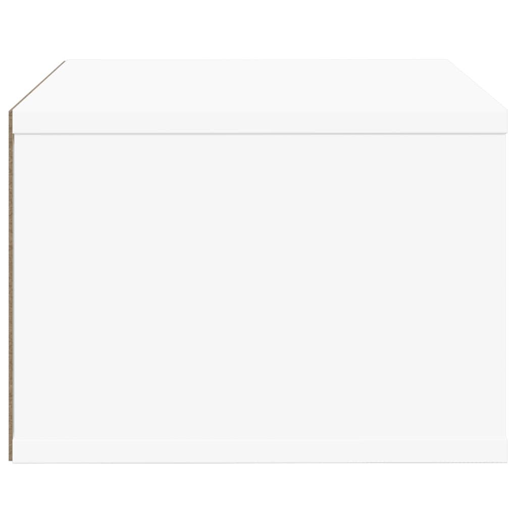 Printer Stand White 40x32x22.5 cm Engineered Wood