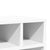 Printer Stand with Wheels White 41x32x48 cm