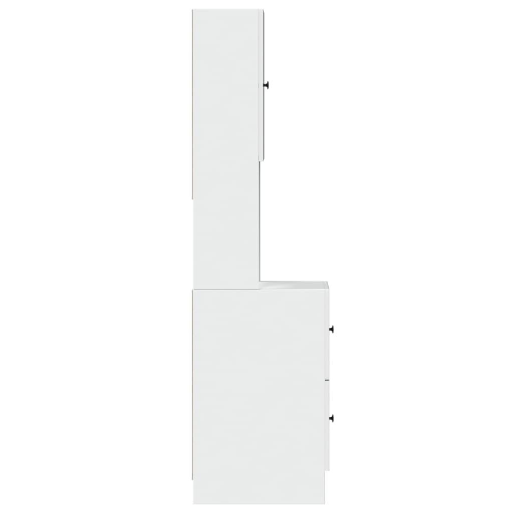 Kitchen Cabinet White 35x50x180 cm Engineered Wood