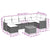 8 Piece Garden Sofa Set with Cushions Black Poly Rattan