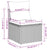 3 Piece Garden Sofa Set with Cushions Grey Poly Rattan