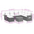 8 Piece Garden Sofa Set with Cushions Black Poly Rattan