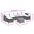 8 Piece Garden Sofa Set with Cushions Black Poly Rattan