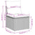 13 Piece Garden Sofa Set with Cushions Grey Poly Rattan