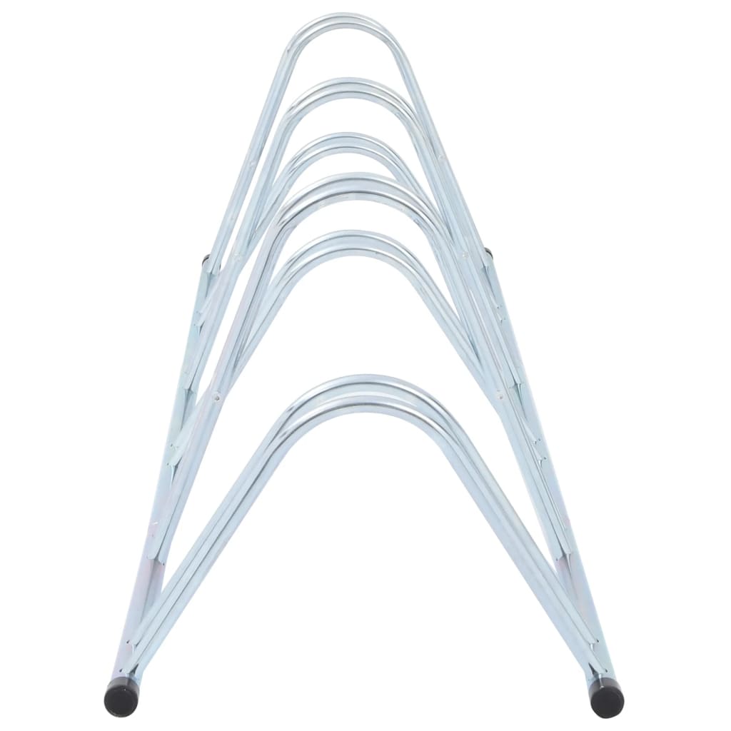 Bicycle Stand for 6 Bikes Floor Freestanding Galvanised Steel