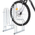 Bicycle Stand for 2 Bikes Floor Freestanding Galvanised Steel