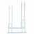 Bicycle Stand for 2 Bikes Floor Freestanding Galvanised Steel