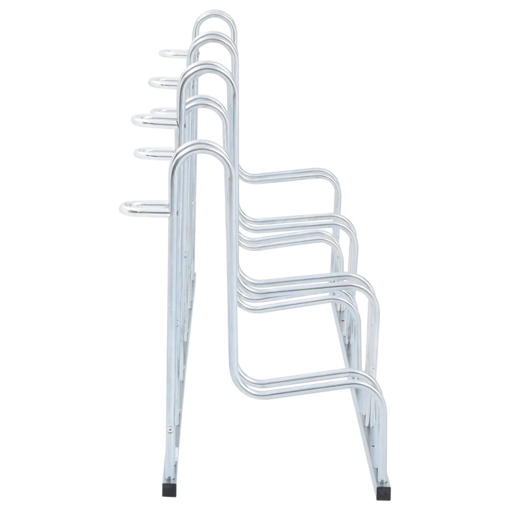 Bicycle Stand for 6 Bikes Floor Freestanding Galvanised Steel